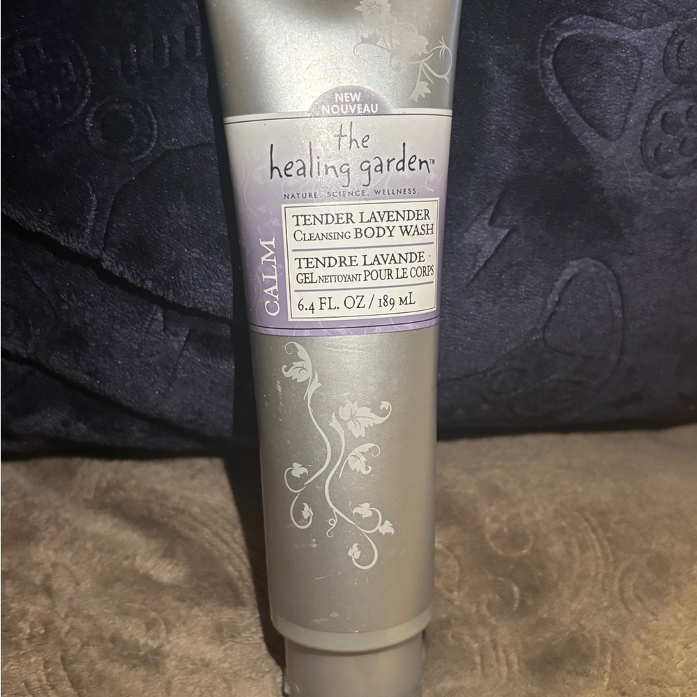 The Healing Garden Tender Lavender Cleansing Body Wash 6.4FL Oz . New